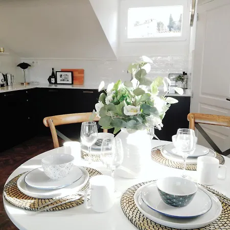 Apartment Cocoon Loft - Magnifique Loft Sous Toit, Refait A Neuf, Vues Splendides, Clim, Wifi Nice
